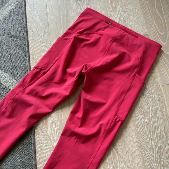 lululemon Speed Up Tights Luxtreme 28" Fuchsia Pink Sz6 - Picture 8 of 13